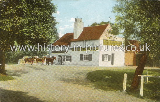 The Plough Inn, Old Malden, Worcester Park, Surrey. c.1910.